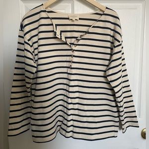 Sezane Gatsby Marinière Stripe Top